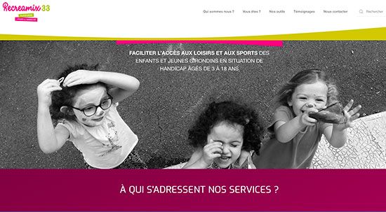 Création de site pour une association à Bordeaux